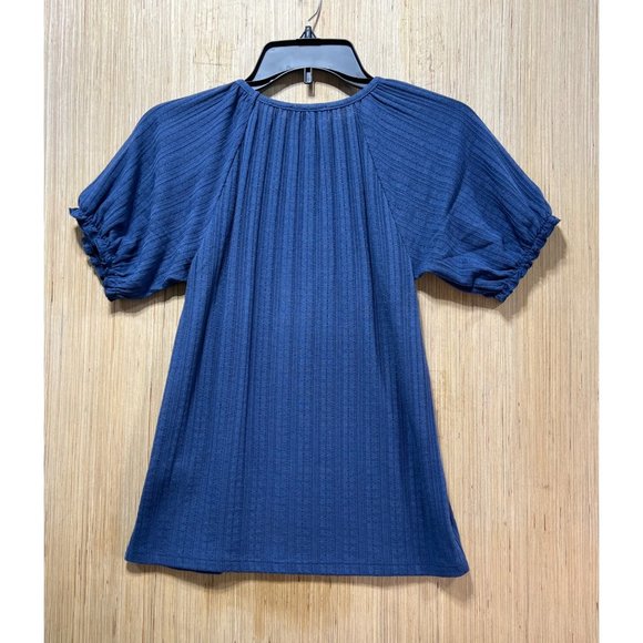 Lauren Conrad - Women's Blue Shirt Round Neckline - Small - Picture 2 of 15